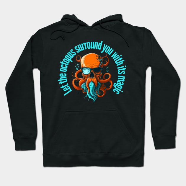 Octopus skull Hoodie by Crazy skull